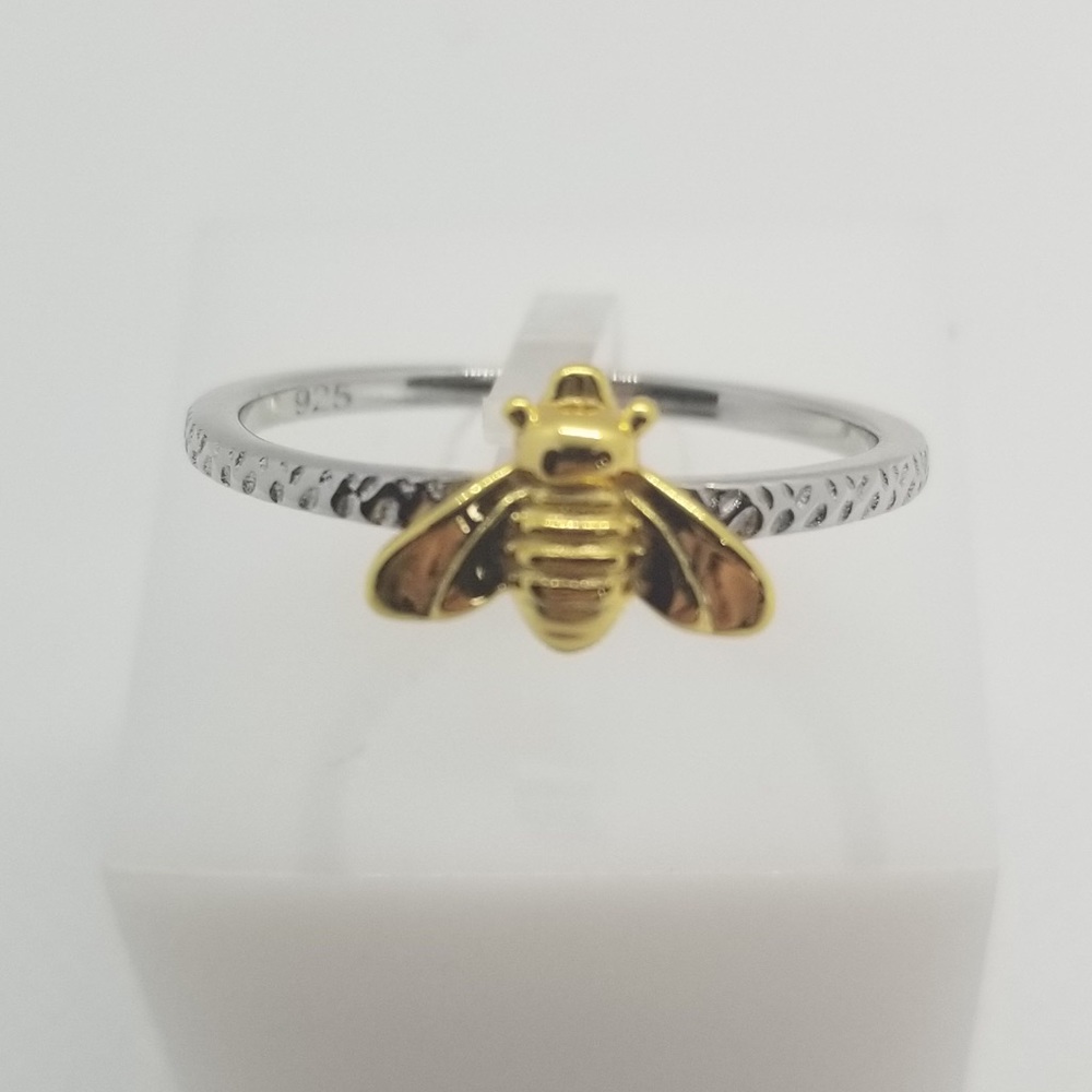 🐝 925 Sterling Silver Bee Ring - Picture 4 of 8